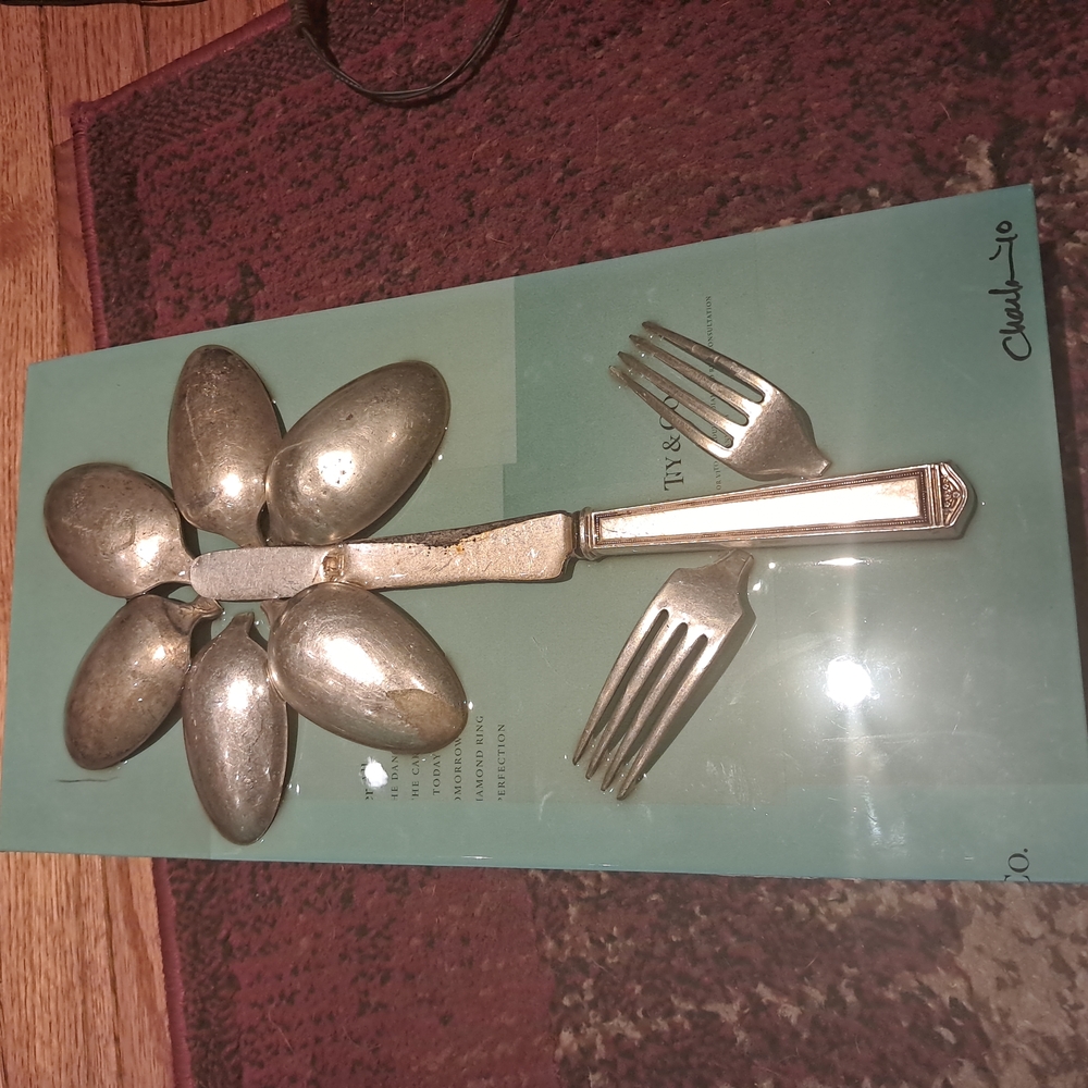 Artist Clark Steel VINTAGE FLOWER, signed 2010 Wall Art